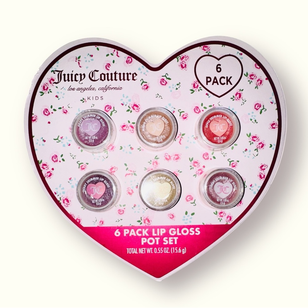 New Juicy Couture 6 Pack Lip Gloss Set